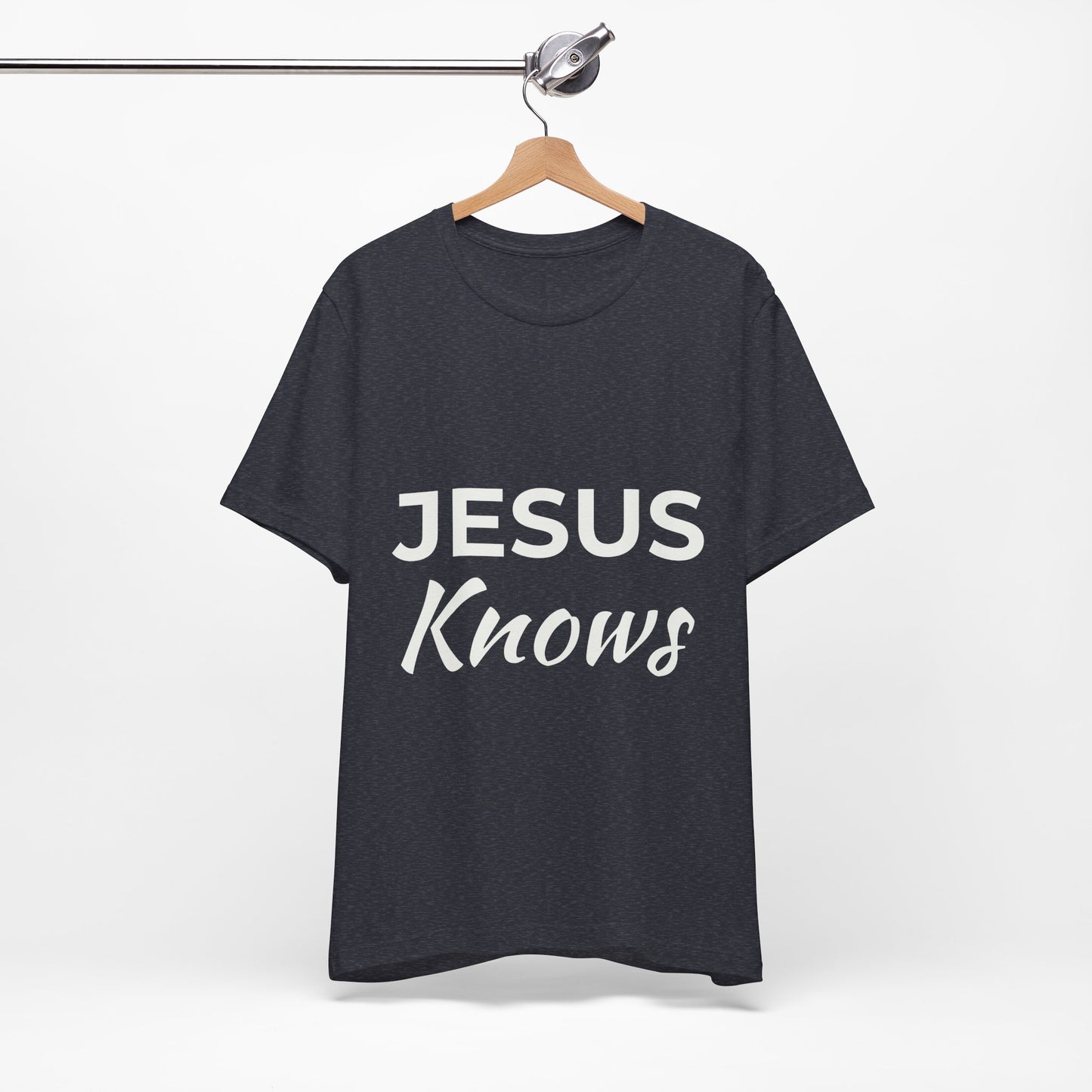 “Jesus Knows” — Minimalist Christian Faith Tee