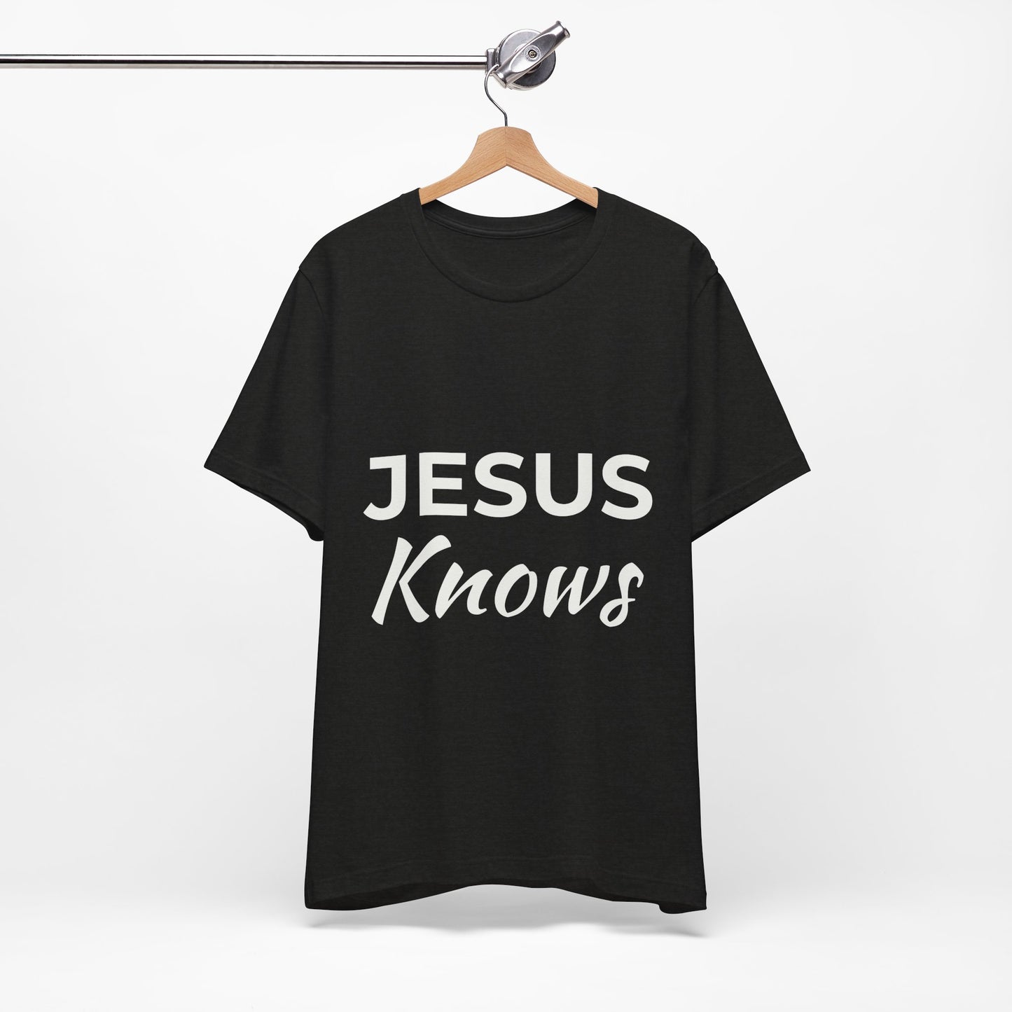 “Jesus Knows” — Minimalist Christian Faith Tee